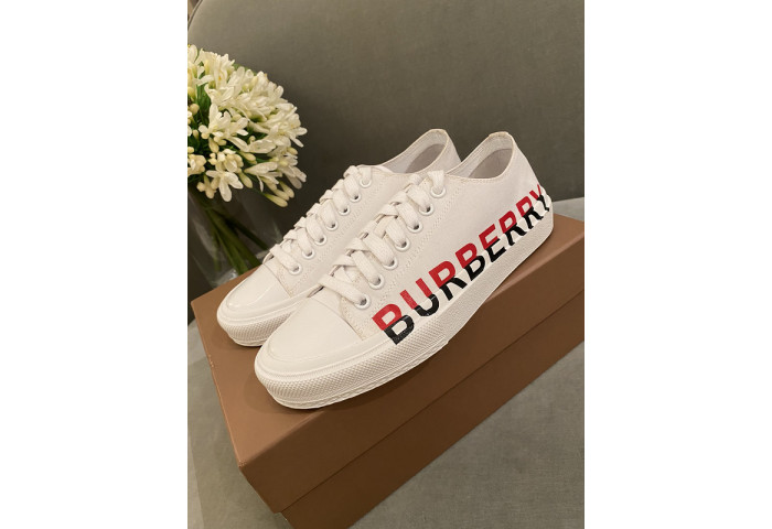 Bur*berry Vintage Check Cotton Sneakers
