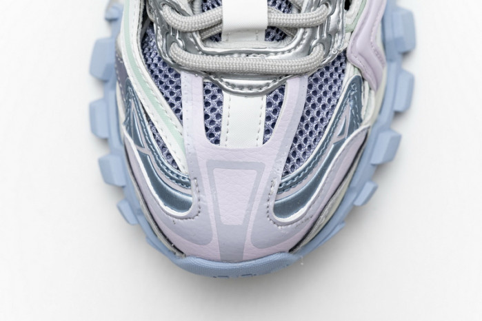 belanciaga Track 2 Sneaker White Light Blue 568615 W2GN3 9045