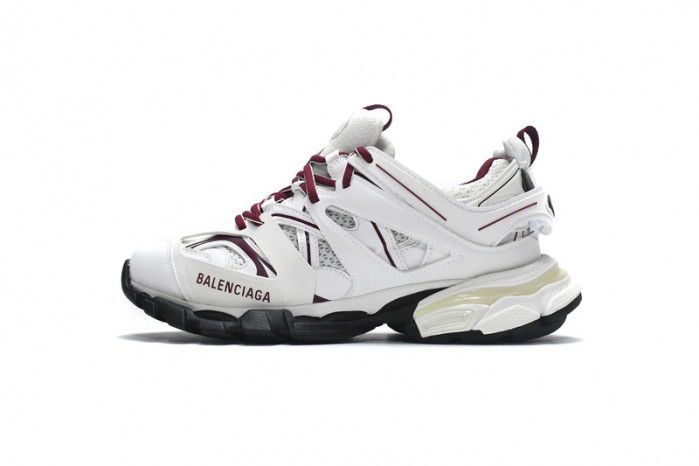 belanciaga Tess S. White Claret Red 542436 W1JH 1915
