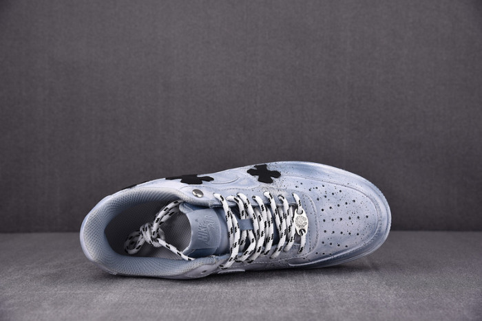 chrome hearts x nike air force 1 low 07 blue/black/white cw2288-111