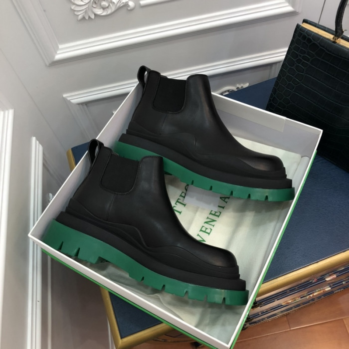 Botteg*Venta Tire Leather Ankle boots