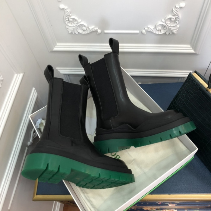 Botteg*Venta Tire Leather Ankle boots