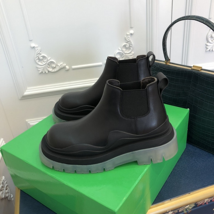 Botteg*Venta Tire Leather Ankle boots