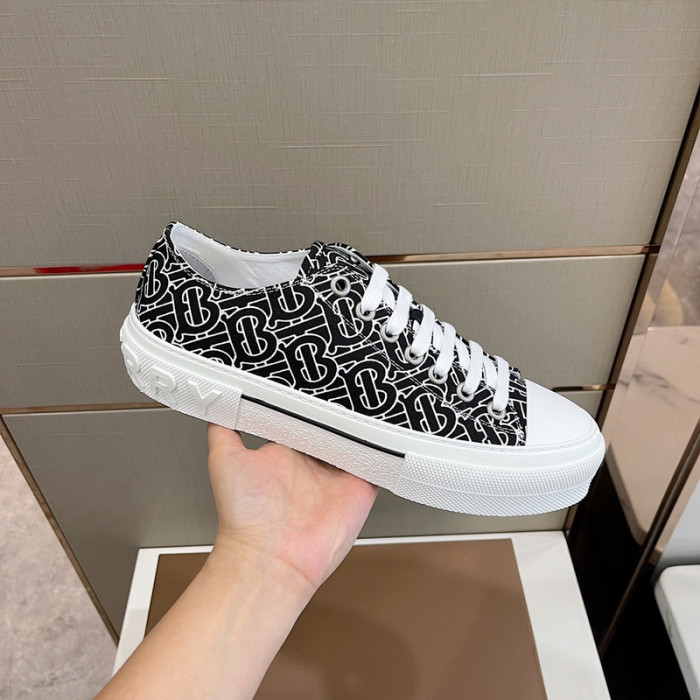 Bur*berry Vintage Check Cotton Sneakers