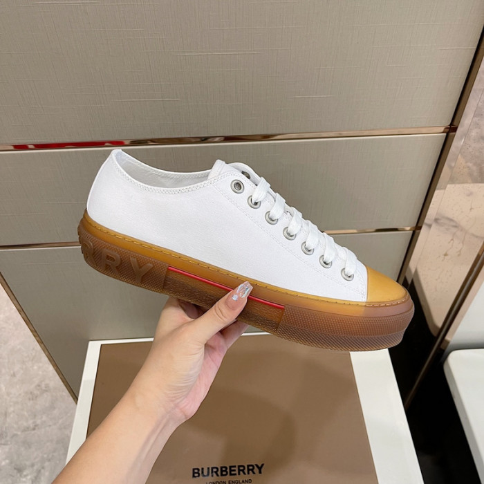 Bur*berry Vintage Check Cotton Sneakers
