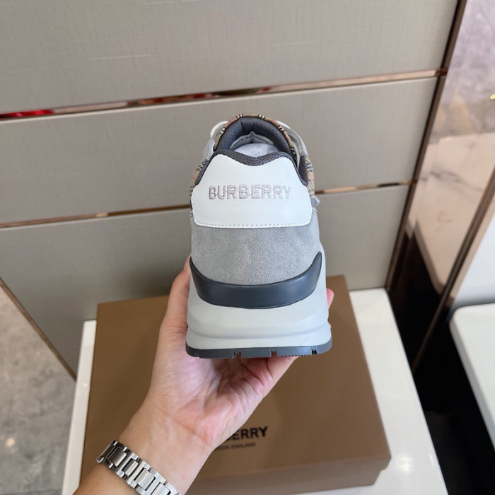 Bur*berry Vintage Check, Leather and Mesh Sneakers