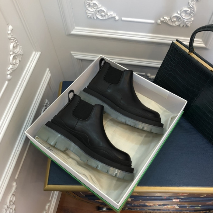 Botteg*Venta Tire Leather Ankle boots