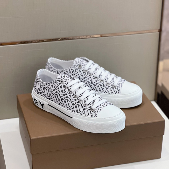 Bur*berry Vintage Check Cotton Sneakers