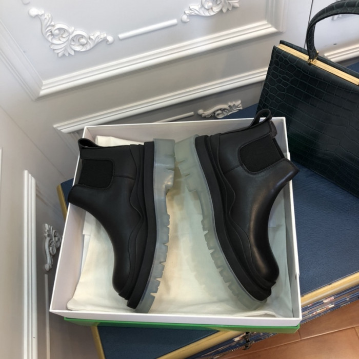 Botteg*Venta Tire Leather Ankle boots