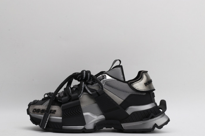 mixed-material space sneakers